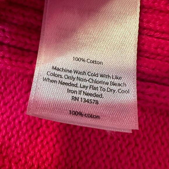 Vineyard Vines Pink Crewneck Sweater with Whale Motif - Picture 6 of 7